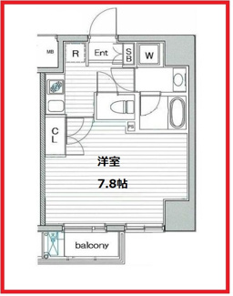 【間取り】 | パークウェル三ノ輪駅前