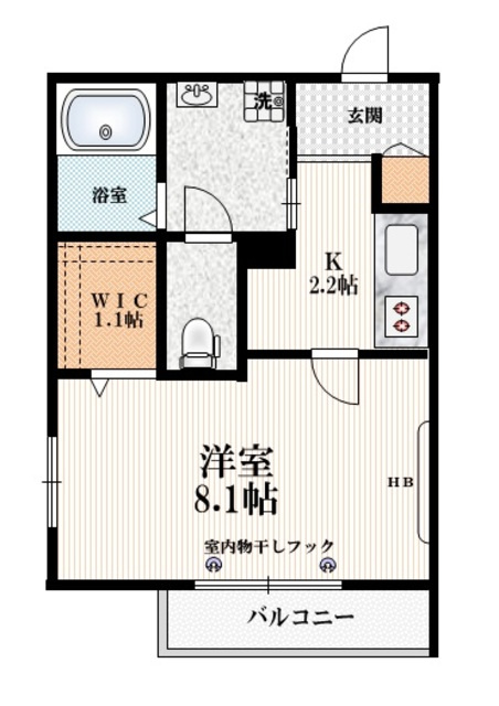ヴィラ ときわ台の間取り|★角部屋2面採光★　★ウォークインクローゼット★