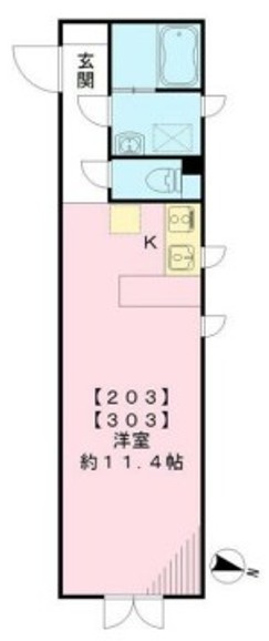 LAPIS　COURT　YOTSUYAの間取り