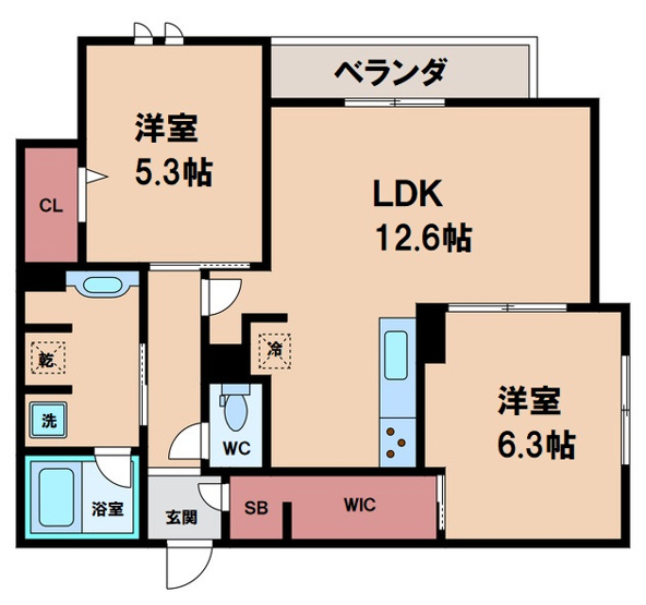 【間取り】 | クラシスト勝山北