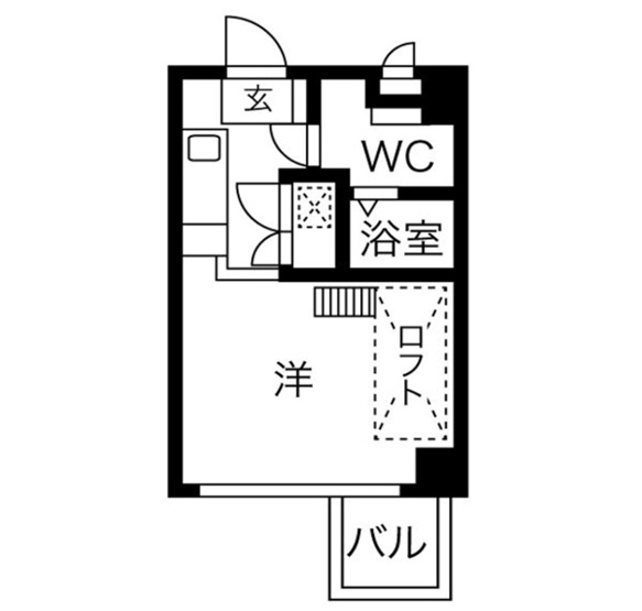 【間取り】 | トライアングル旗の台