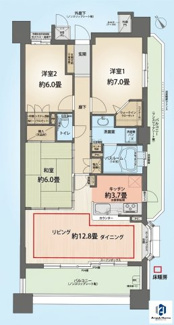 【間取り】 | レジディア泉