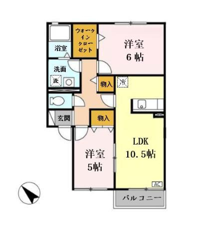【間取り】 | パークコート砂川　壱番館