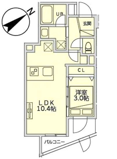 メホール　シーティオ恵比寿の間取り