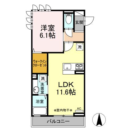 【間取り】 | ボヌール西武立川