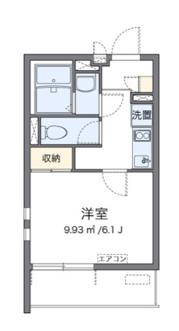 クレイノ葵芳　1号館の間取り