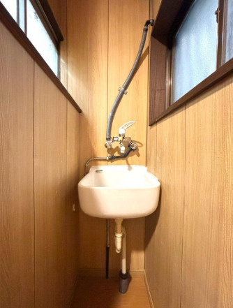 鴫野西戸建の独立洗面台