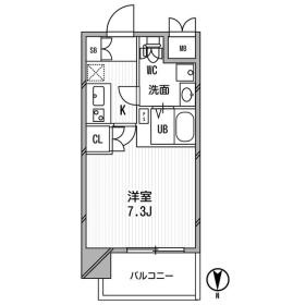 アスリート江坂Ⅱ番館の間取り