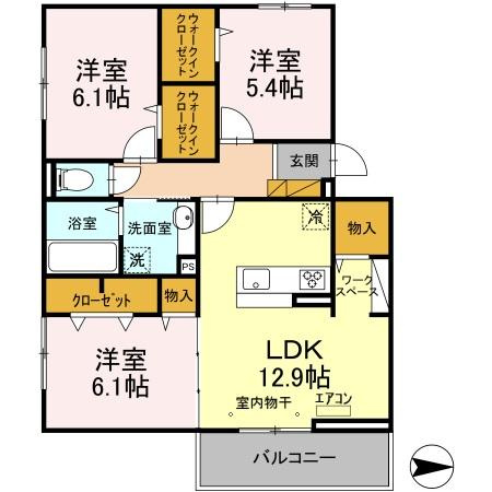 ハイピクチャーC棟の間取り