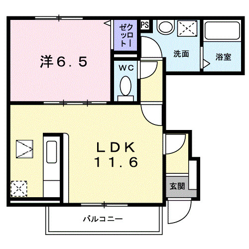 メゾンソレイユの間取り