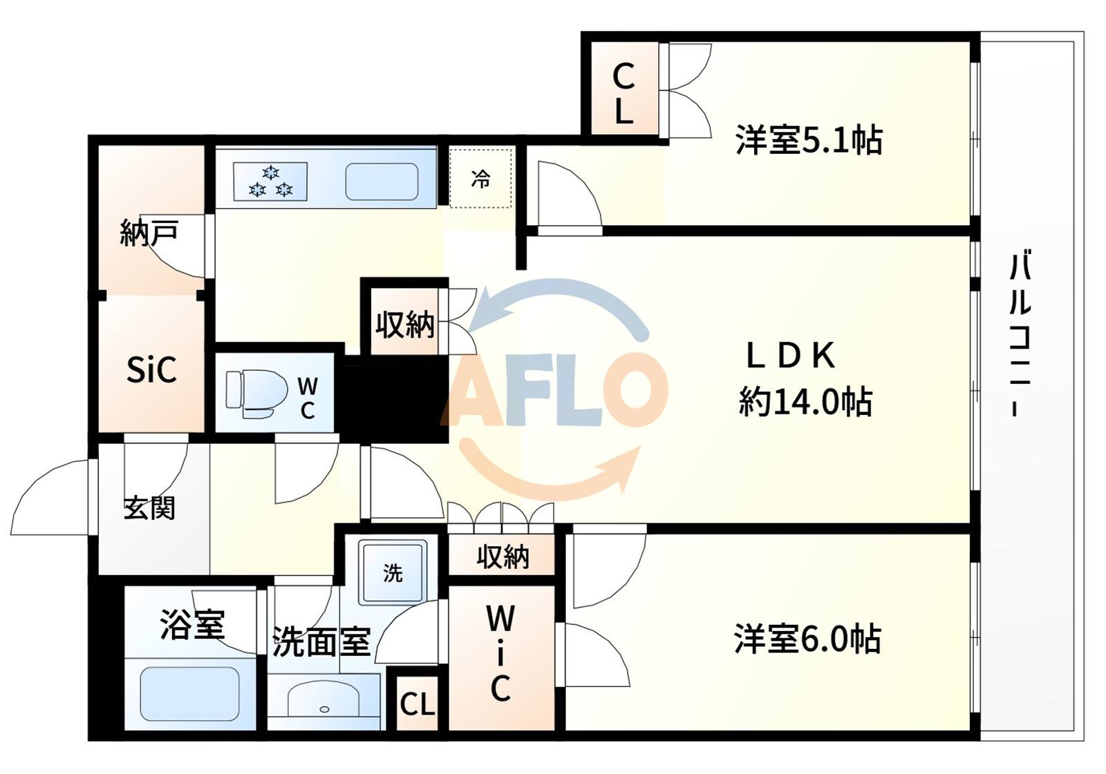 ザ・タワー大阪の間取り|ザ・タワー大阪　間取り
