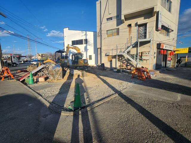 沼津市大岡の売地|現在建物解体工事中