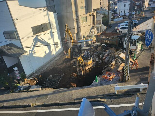 沼津市大岡の売地|現在建物解体工事中