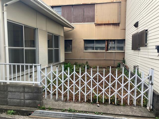 沼津市真砂町の売地|敷地南の庭