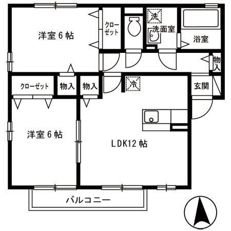 フローレスサクラの間取り