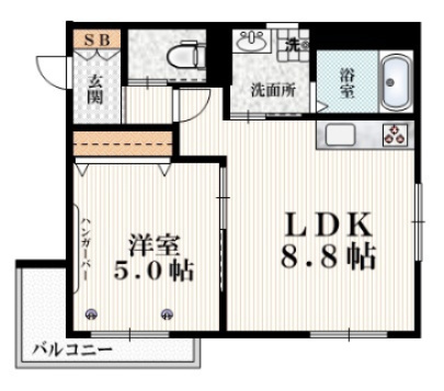 ジュネス南阿佐ヶ谷の間取り|★全部屋角部屋２面採光で明るいお部屋です♪