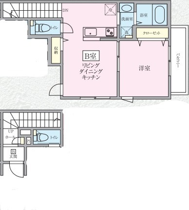 フラリッシュときわ台 の間取り