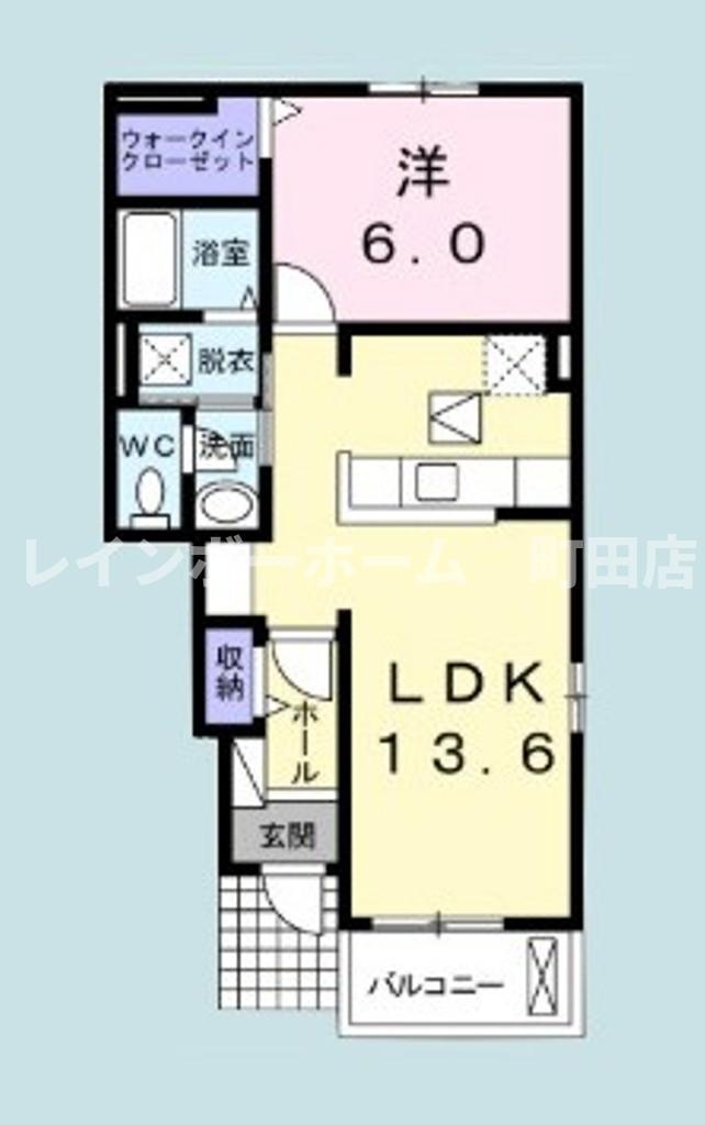 アムール※初期費用分割あと払いサービス利用可能物件の間取り