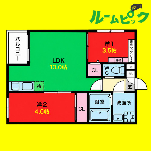 storia桜本町　名古屋市賃貸　仲介手数料無料の間取り