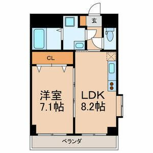 ルネス本八幡南の間取り|間取りです。