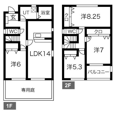 【間取り】 | 瑞穂区石川町貸家【名古屋市賃貸・戸建】