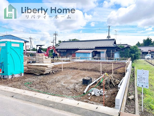 土浦市中高津第10　新築戸建　1号棟の外観