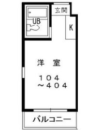 ダイドーメゾン御影の間取り