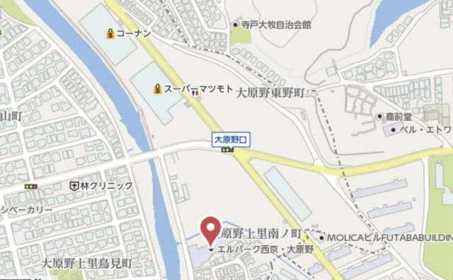 エルパーク西京・大原野　5階の地図