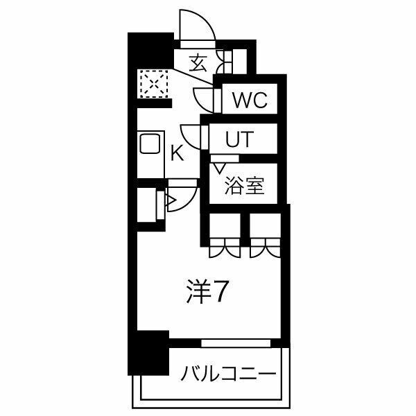 アルティザ淡路駅東の間取り