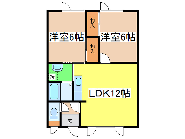 北斗星２号の間取り