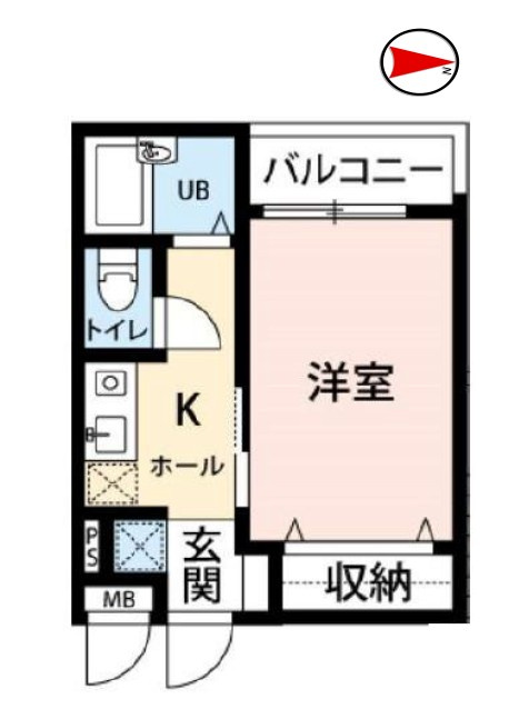 グランバニエB棟の間取り