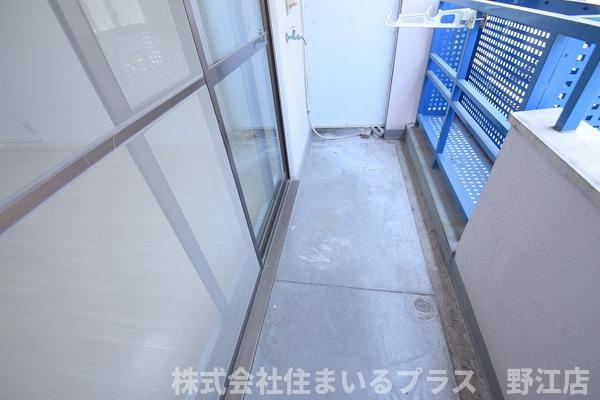 千寿シークⅢのバルコニー