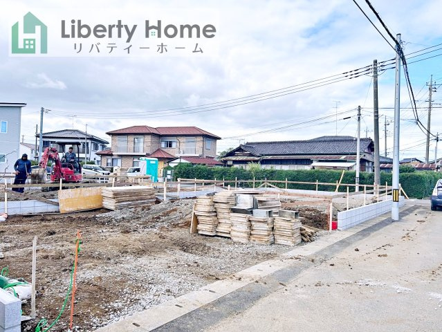 土浦市中高津第10　新築戸建　3号棟の外観