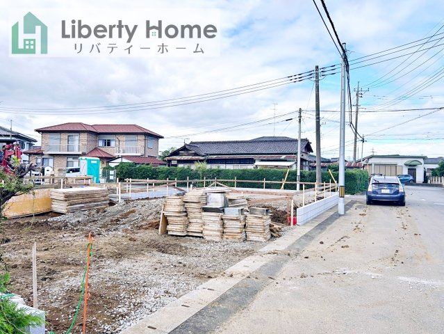 土浦市中高津第10　新築戸建　3号棟の外観
