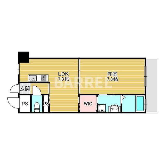 ベルクール豊中の間取り