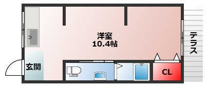【間取り】 | リベルテ浜寺元町