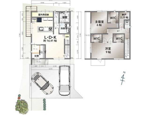 沼津市岡一色の中古一戸建|将来２つに分けれる設計です