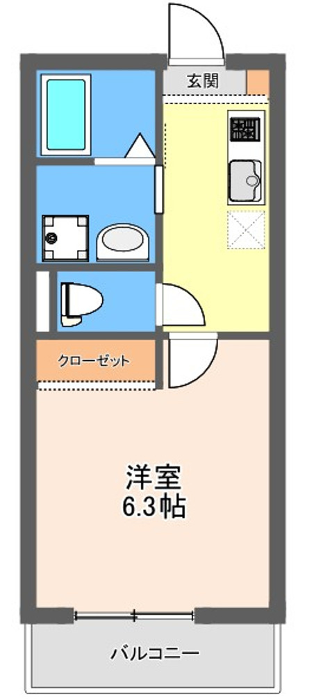 プレシャス生麦の間取り