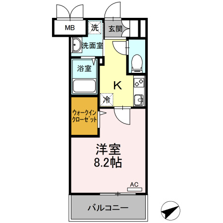 【間取り】 | ソレイユ大西