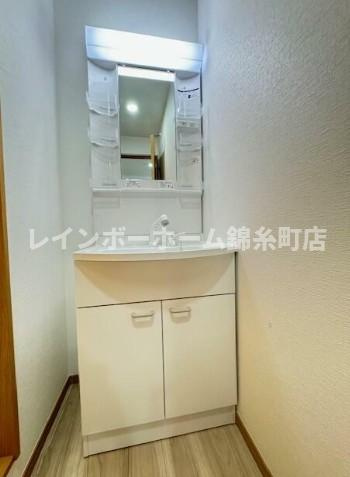 ハイツ柴又の独立洗面台