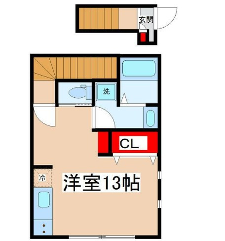 ハイツ柴又の間取り