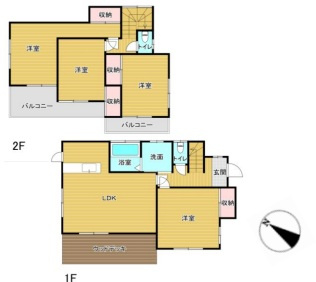 【間取り】 | 加須市下樋遣川中古戸建て | 現況と異なる場合は現況優先とさせていただきます