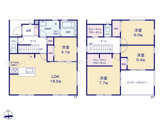 仲介手数料無料）一宮市萩原町西御堂の間取り