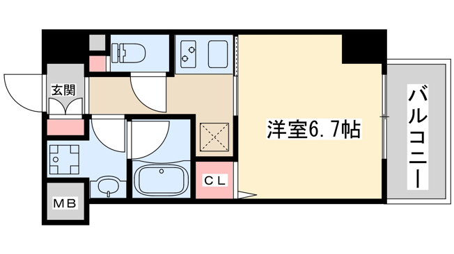 【間取り】 | レジリエント江坂穂波町