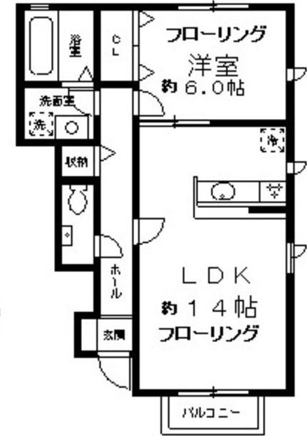 クレベール瀬田の間取り|間取りです。