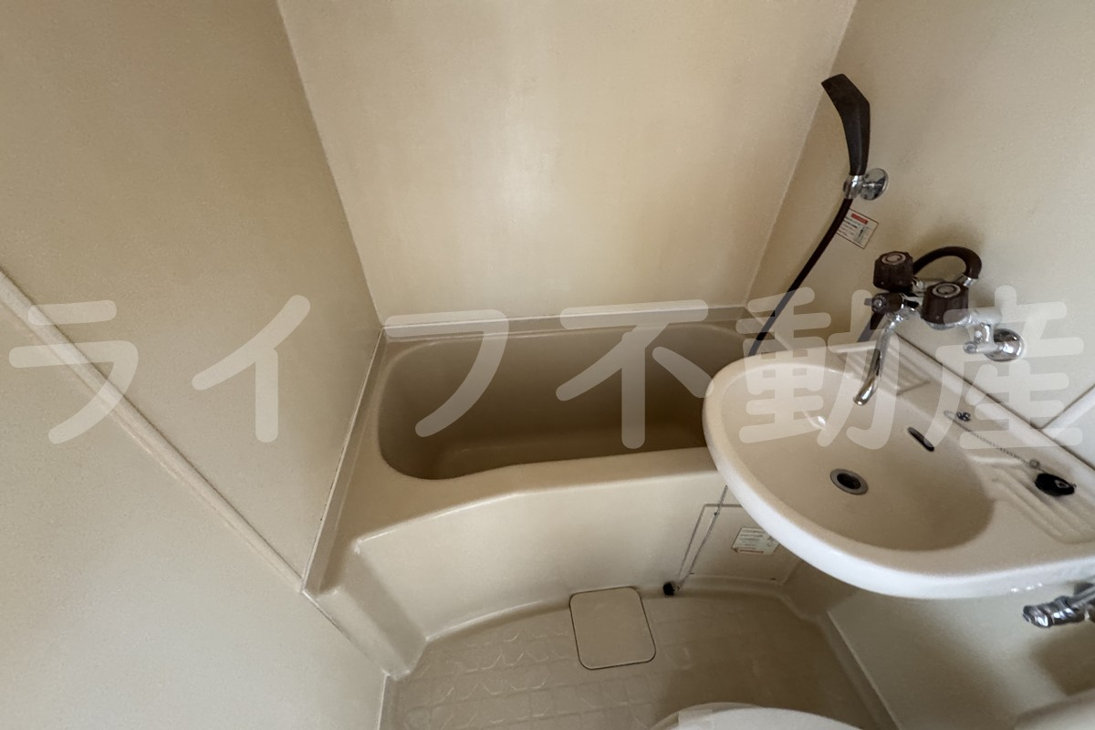 ユタカハイツの浴室|お風呂で日々の疲れを落としましょう
