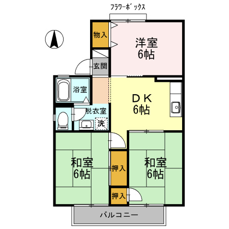 エクセル森の間取り