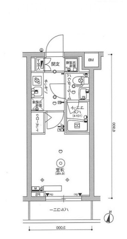 【間取り】 | スカイコート品川パークサイドⅢ