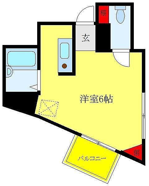 ＤＲＳ第３ビルの間取り|間取りです。