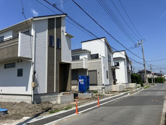 ブルーミングガーデン　市川市下貝塚３丁目３棟／１期２号棟の前面道路含む現地写真|★販売現地★2026.8.24撮影